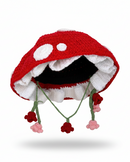 Big Crochet Mushroom Hat