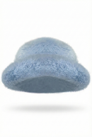 Plush Hat Fur Big Round Hat Winter