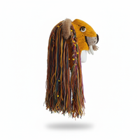 Majestic Lion King Crochet Headpiece