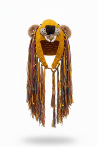 Majestic Lion King Crochet Headpiece