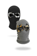 Heavy-beaded Luxury Robber Mask Set